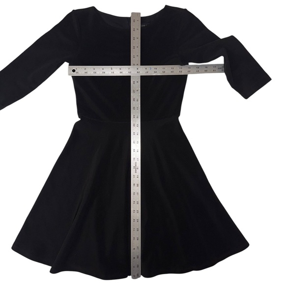 Alice + Olivia ~ Women’s 3/4-Sleeve Black Bodycon Shift Dress ~ Size 0 - Picture 10 of 12